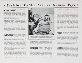 Item #4256 CPS Guinea Pigs [caption title]. World War II, Conscientious Objectors