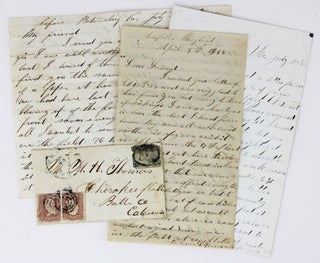 Item #4275 [Three Letters Written by a Michigan Civil War Medal of Honor Recipient, Reporting on...