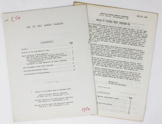 Item #4310 [Two Korean War-Era Reports from the Society of Friends on Special Draft Registration...