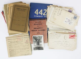 Item #4359 [Wartime Archive of Letters, a Battlefield Sketch, and Manuals from George Okano and...