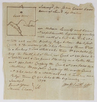 Item #4455 [Manuscript Survey Document for 6,000 Acres of Land in 18th-Century Kentucky]....