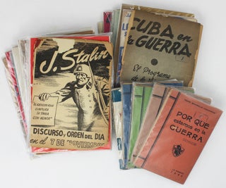 Item #4482 [Group of Twenty-Four Cuban Political Pulp Publications, Mostly Communist-Related...