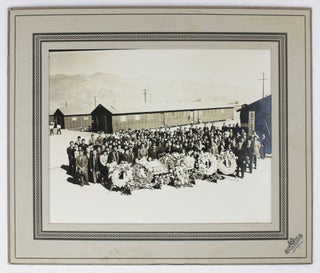 Item #4522 [Original Photograph of a Funeral at the Manzanar Internment Camp]. Japanese...