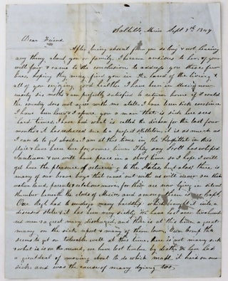 Item #4565 [Autograph Letter, Signed, from John Lamb to a Friend in North Carolina Discussing His...