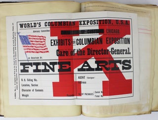 Item #4577 [Scrapbook of Art Documents from Three Turn-of-the-Century World's Fairs, Compiled by...