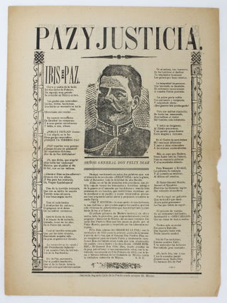 Item #4666 Paz y Justicia [caption title]. Mexican Revolution