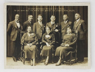 Item #4669 [Photograph of the Habegger Evangelistic Party Quintet]. African Americana, Habegger...