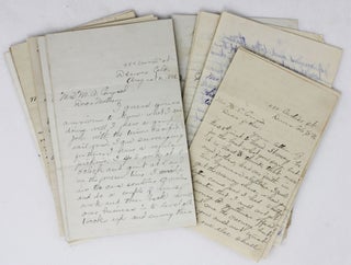 Item #4716 [Collection of Manuscript Letters Written by C.M. Conrad, Detailing Life in Late-19th...