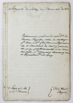 Item #4758 [Compendium of Mexican Manuscript Legal Documents Relating to Texas Land Acquisitions...