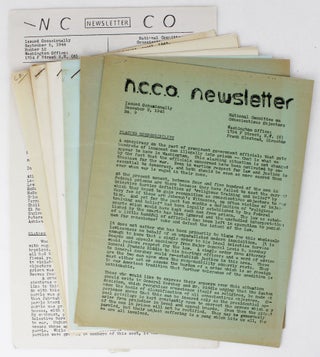 Item #4936 [Six Issues of the National Committee for Conscientious Objectors Newsletter, Plus...