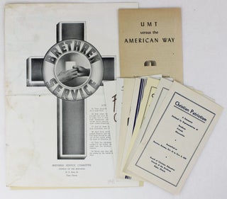 Item #4938 [Ten Informational Pamphlets Published by the Brethren Concerning Conscientious...