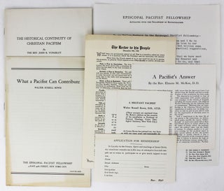Item #4939 [Small Group of Brochures and Ephemera Published by the Episcopal Pacifist Fellowship...