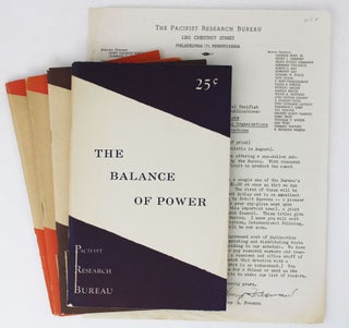 Item #4943 [Group of Three World War II-Era Publications by the Pacifist Research Bureau]....