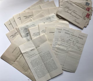 Item #568 [Group of Manuscripts, Ephemera and Promotional Material for the Lombard Investment...
