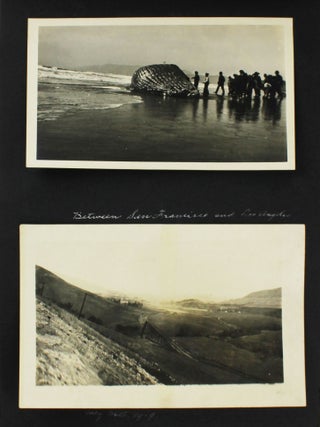 Item #5848 [Annotated Vernacular Photograph Album of a Japanese Tourist Traveling Across the...