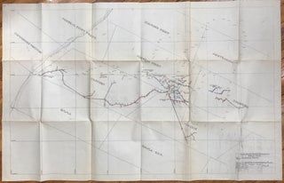 Item #589 [Tunnel and Surface Map of Mineral Point Mine, near Osburn, Idaho]. Coeur D'Alene Mines...