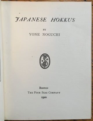 Japanese Hokkus.
