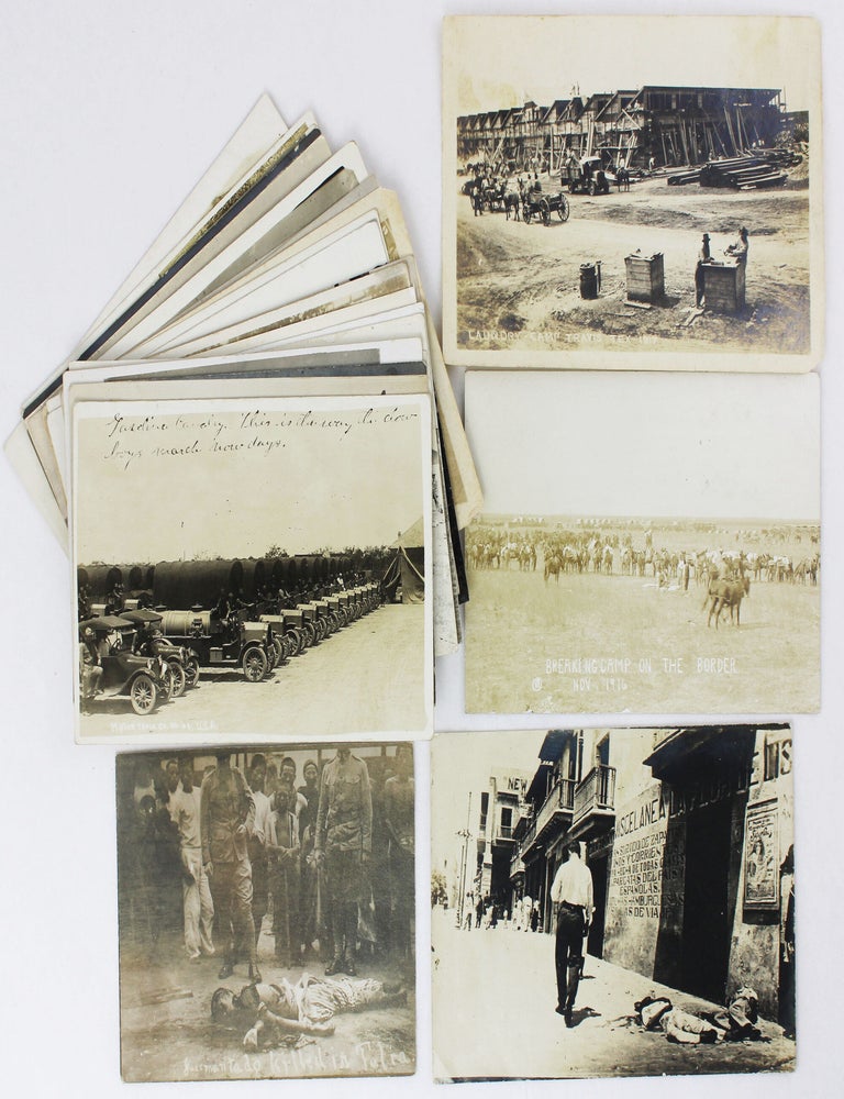 Item #6158 [Extensive Group of Over One Hundred Real Photo Postcards of the Mexican Revolution and the Border War]. Mexican Revolution, Border War.