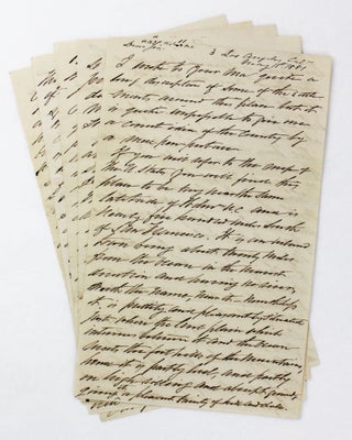 Item #6377 [Autograph Letter, Signed, Describing Early Los Angeles Before the Real Estate Boom of...