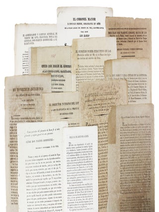 Item #6472 [Group of a Dozen Early Argentine Imprints Concerning the War for Independence and...