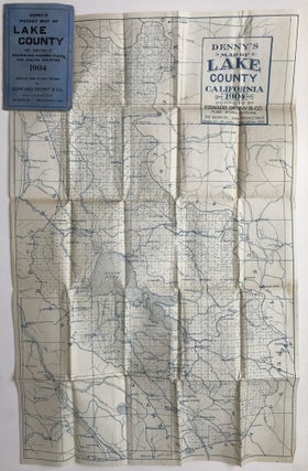 Denny's Pocket Map of Lake County California 1904 [caption title].