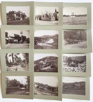 [Group of Twelve Photographs from the Cripple Creek Mining District, and Colorado Springs, Showing Mines, Towns, and Local Events]