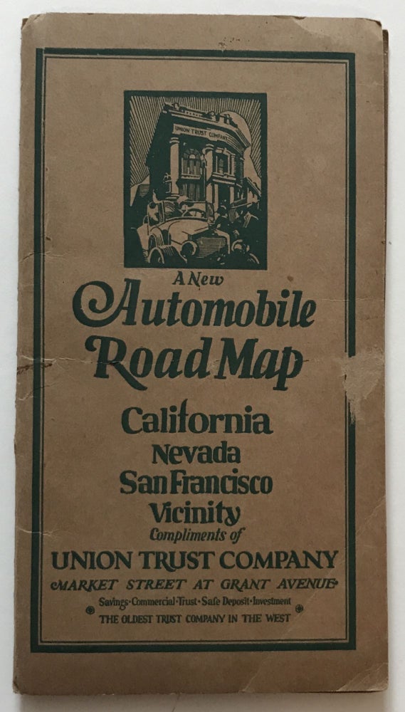 Item #952 Auto Trails Map No. 15-16 / Auto Trails Map of San Francisco and Vicinity. California, Nevada.