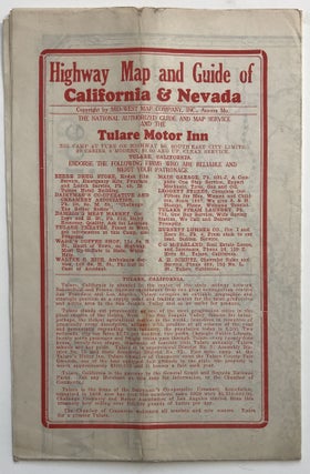 Highway Map and Guide of California & Nevada